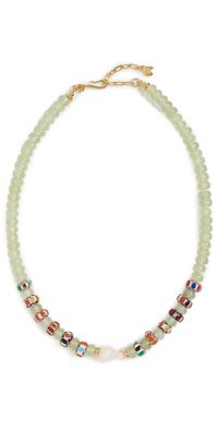 MAYAMAR Cleo Beaded Necklace White One Size