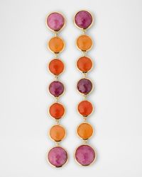 Lollipop 18K Yellow Gold 7-Stone Chandelier Drop Earrings