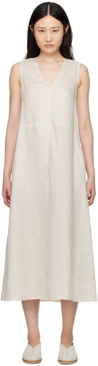 Max Mara Leisure Off-White Alec Midi Dress