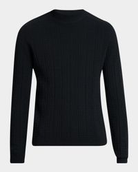 Men's Monogram Knit Mock Neck Sweater