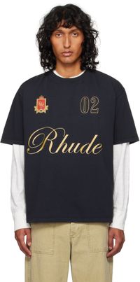 Rhude Black 'Rhude' Script T-shirt