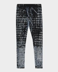 Men's P-Labis Jersey Houndstooth Trousers