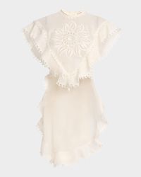 Balance Embroidered Waterfall Top