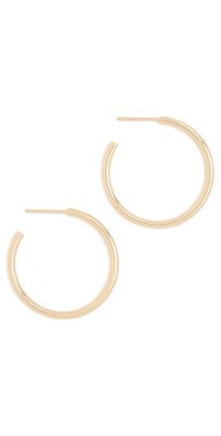 Jennifer Fisher Thread Mini Hoops Yellow Gold One Size