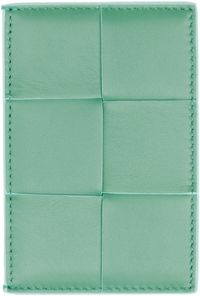 Bottega Veneta Green Credit Card Holder