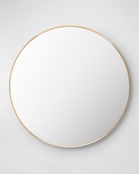 Aranya 40" Round Wall Mirror, Gold