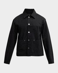 Men's Crystal-Embellished Jacket