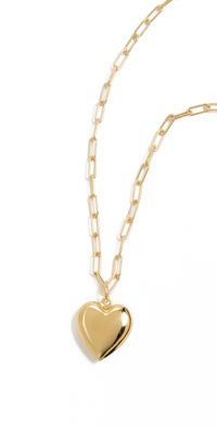 HART Puffy Heart Necklace Gold One Size