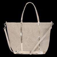Vanessa Bruno - Sac cabas s à sequins en lin - Taille Unique - Beige
