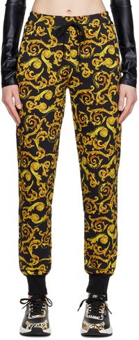 Versace Jeans Couture Black Sketch Couture Lounge Pants