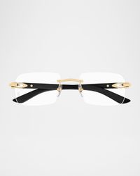 Men's CT0453OM Metal Rectangle Optical Frames