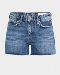 Dre Low-Rise Denim Shorts