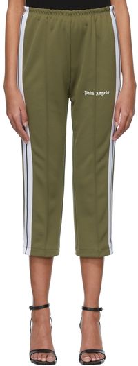 Palm Angels Green Polyester Lounge Pants