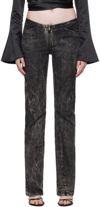 ioannes Black Elevated Jeans