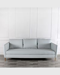 Emma Vegan Leather Sofa, 96"