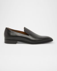 Men's Danny Red-Sole Leather Loafers