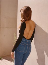 Noo - Body crazy back - Taille 44 - Noir