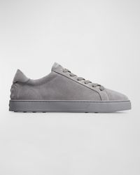 Men's Allacciata Low-Top Suede Sneakers