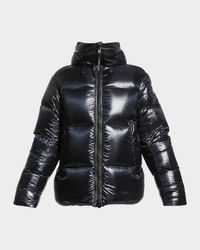 Men's Crofton Black Disc Puffer Jacket