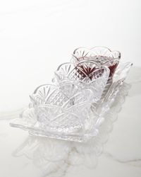 4-Piece Crystal Relish Server