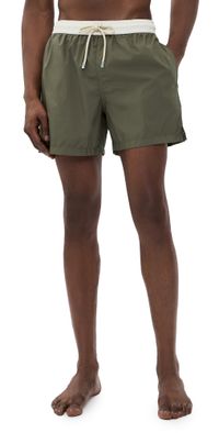 Fedeli Tahiti Airstop Bicolor Swim Trunks Charcoal Colorblock XXL