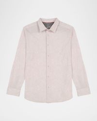 Men's Thurston Stretch Paisley Button-Down Shirt