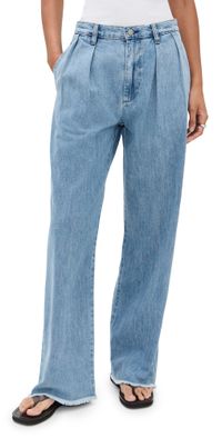 Denimist Blair Double Pleated Pants Stone Wash Blue 26
