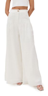 Azulu Posey Pants Ivory/Silver S