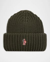 Men's, Rib-Knit Wool Beanie