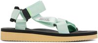 SUICOKE Green & Black DEPA-Cab Sandals