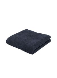 Today Linge De Maison - Serviette de bain uni en coton - Taille 50x90 - Bleu