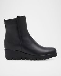 Teagan Waterproof Leather Ankle Boots