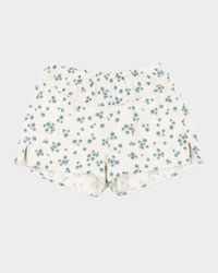 Rosie H-W x Girl's Mioblu Floral Cotton Shorts, SIze 12M-6