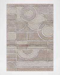 x Frank Lloyd Wright Foundation Transcendence Hand-Knotted Rug, 6' x 9'