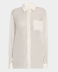 Nesson Sheer Oversized Shirt