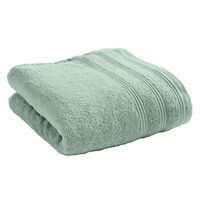 Coton Pur - Serviette de toilette 100 coton pigné - Taille 50x100 - Vert