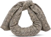 STRONGTHE Beige Padded Wraparound Waist Bag
