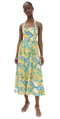 Seven Wonders Locklea Midi Dress Anacapri/Lemon M