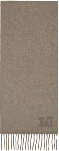 Max Mara Brown Cashmere Scarf
