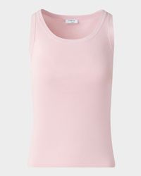 Scoop-Neck Knit Tank Top