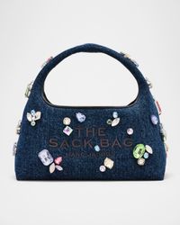 The Sack Bag in Gem Denim