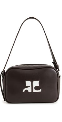Courrèges Re Edition Camera Bag Chocolate One Size