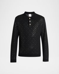Men's Hot Fix Monogram Long-Sleeve Shirt