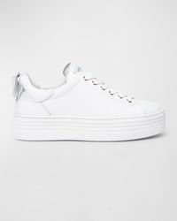 Bow Leather Skater Sneaker