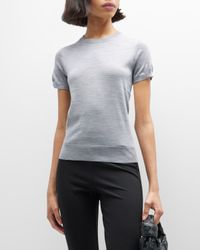 Basic Regal Wool Short-Sleeve Tee