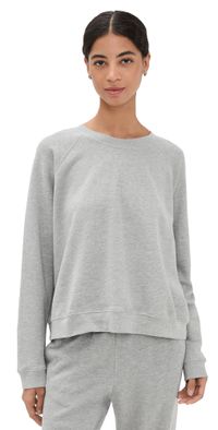 DONNI. The Eco-Terry Crewneck Heather Grey XS