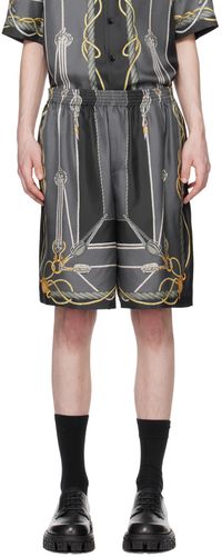 Versace Black Nautical Shorts