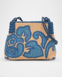 Libra XS Raffia Crossbody Bag