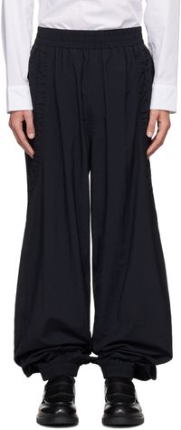 SAGE NATION Black Fossil Track Pants