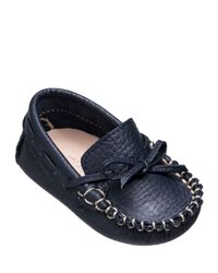 Boy's Driver Leather Loafers, Baby